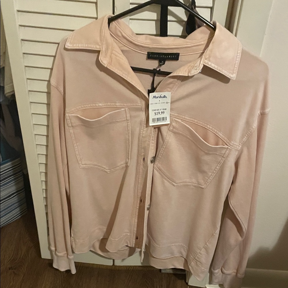 Jane and Delancey Women's Pink Utility Jacket